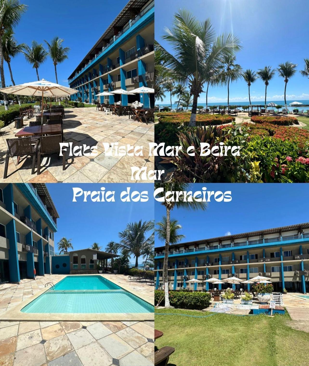 Flats Vista Mar E Frente Mar Na Praia Dos Carneiros Buitenkant foto